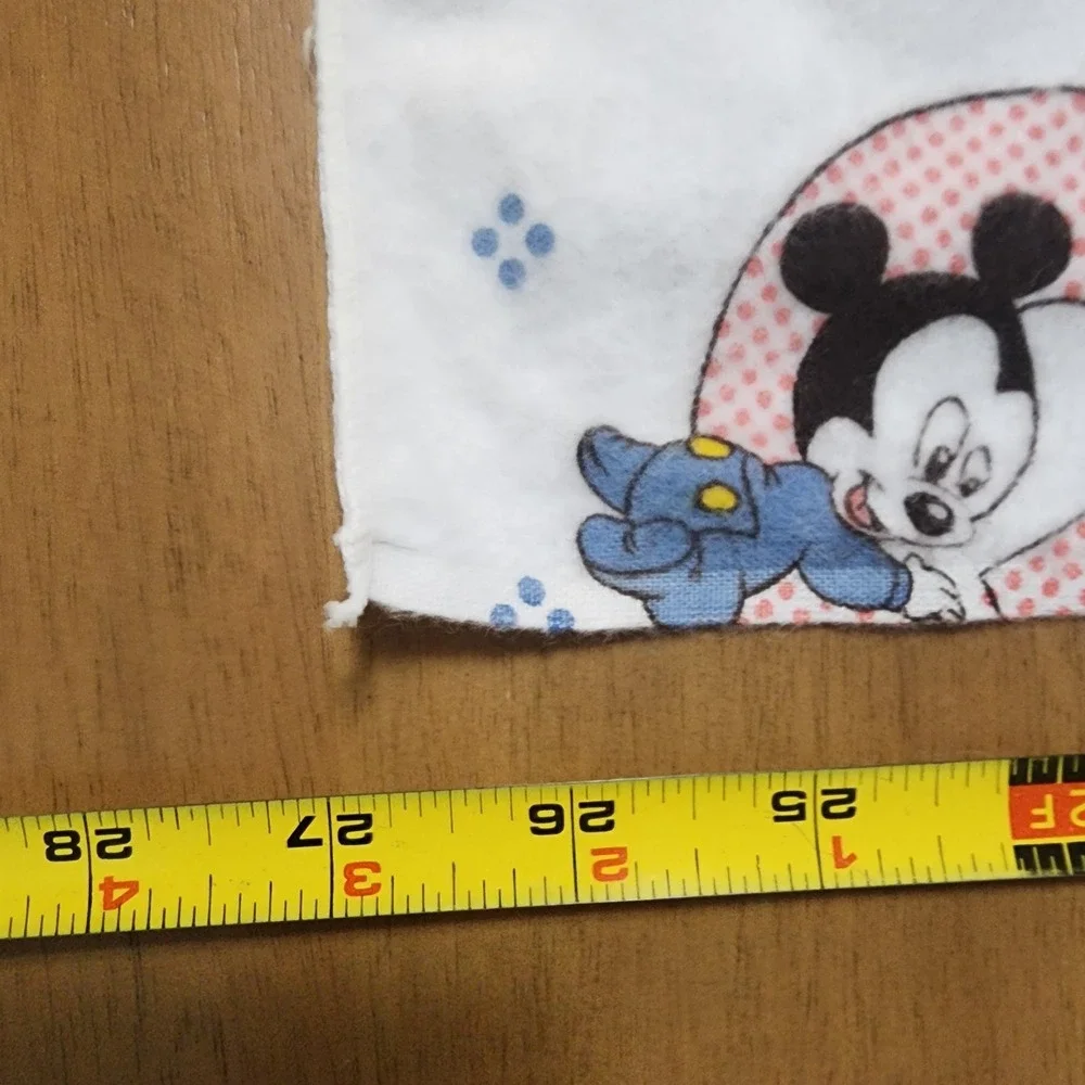 Vintage Dundee Disney Babies ABC Pink‎ Receiving Blanket